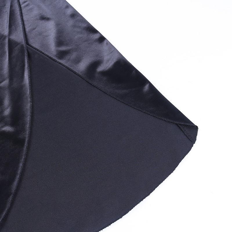FashionSierra - Articat Satin Split Ruched Dress - Image 15