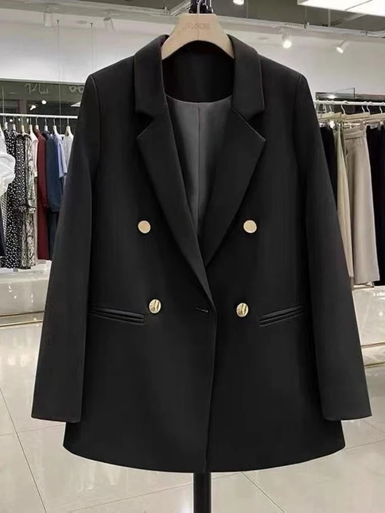 FashionSierra - Korean Version Pure Color Loose Blazer - Image 4