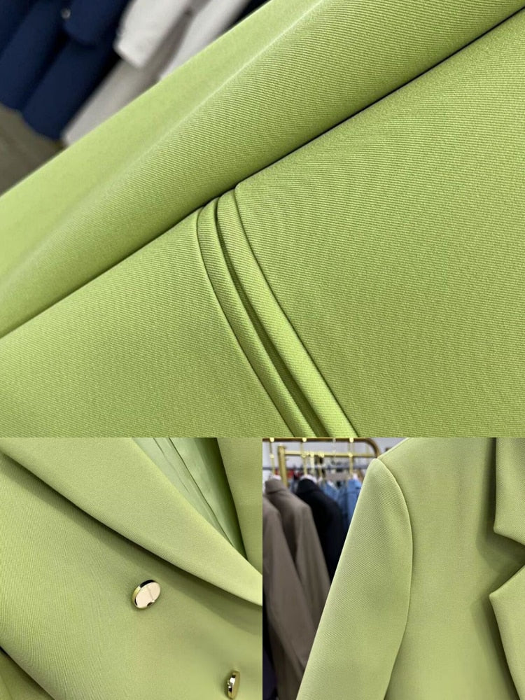 FashionSierra - Korean Version Pure Color Loose Blazer - Image 6