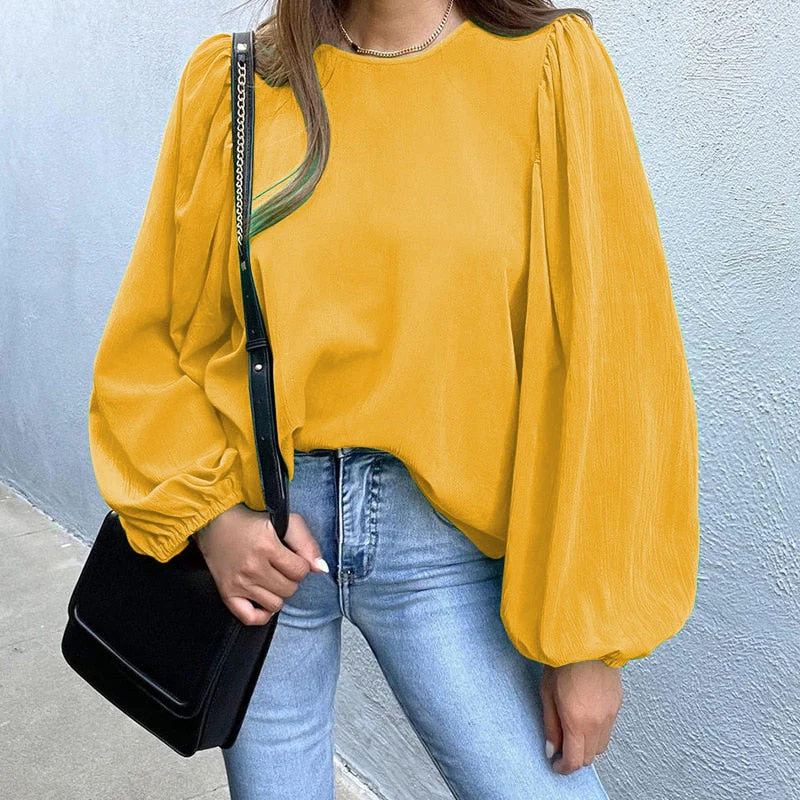 FashionSierra - Vintage Lantern Long Sleeve T-shirt - Image 5