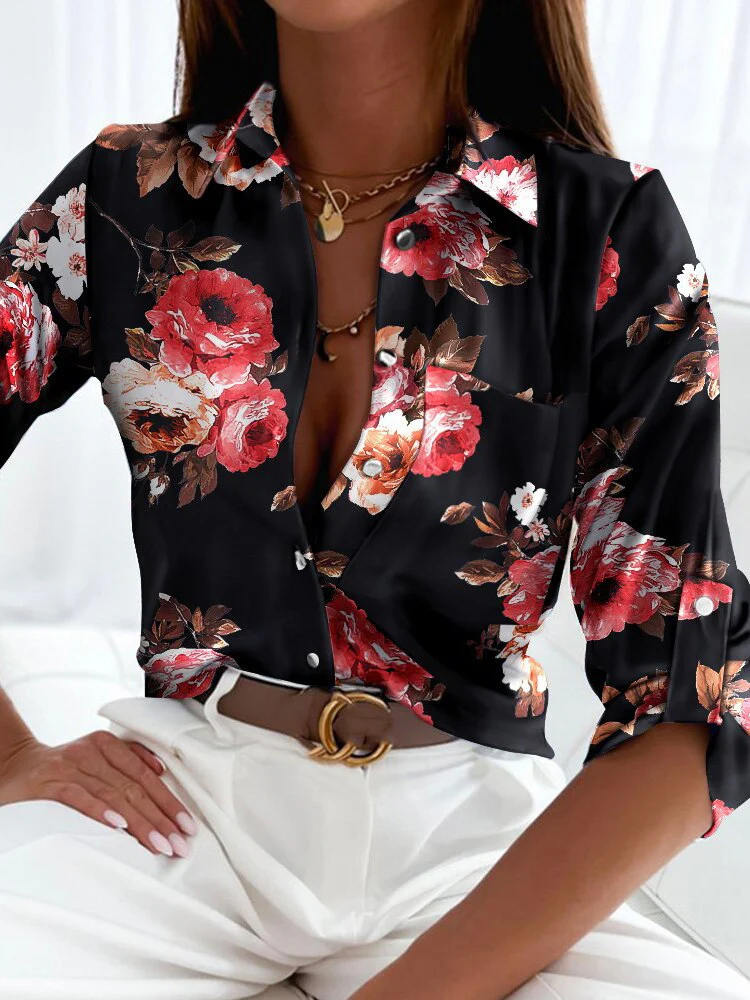 FashionSierra - Fashion Floral Print Shirt - Image 8