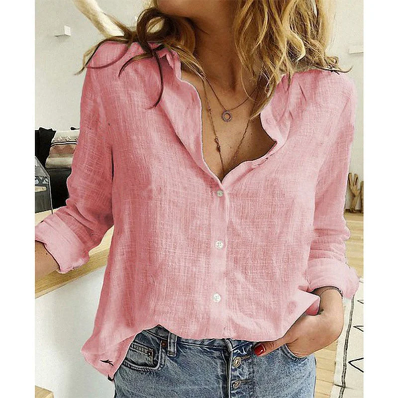 FashionSierra - Leisure White Yellow Shirts - Image 12