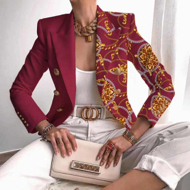 FashionSierra - Plus Size Elegant Butterfly Blazer - Image 11