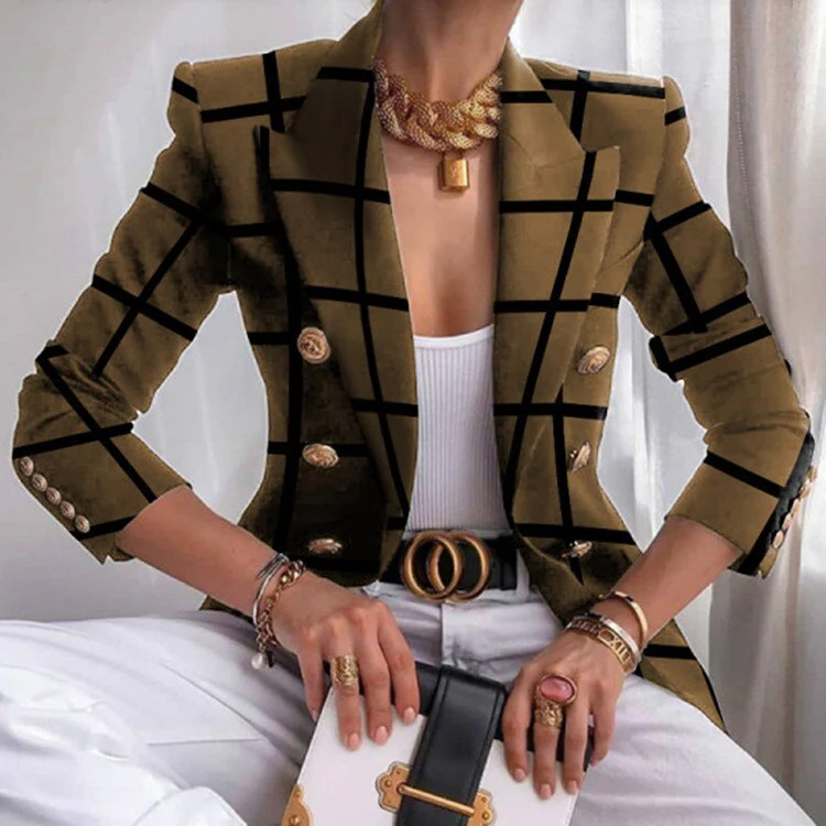 FashionSierra - Plus Size Elegant Butterfly Blazer - Image 13
