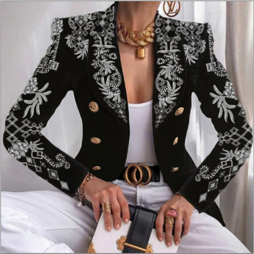 FashionSierra - Plus Size Elegant Butterfly Blazer - Image 14