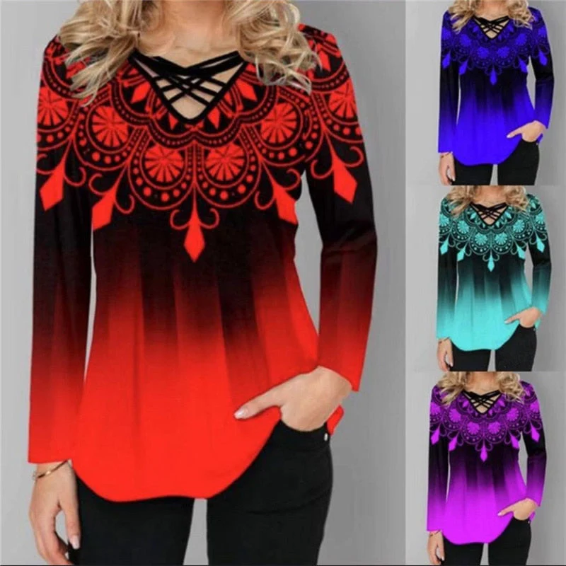 FashionSierra - Long Sleeve Casual T-Shirts - Image 6