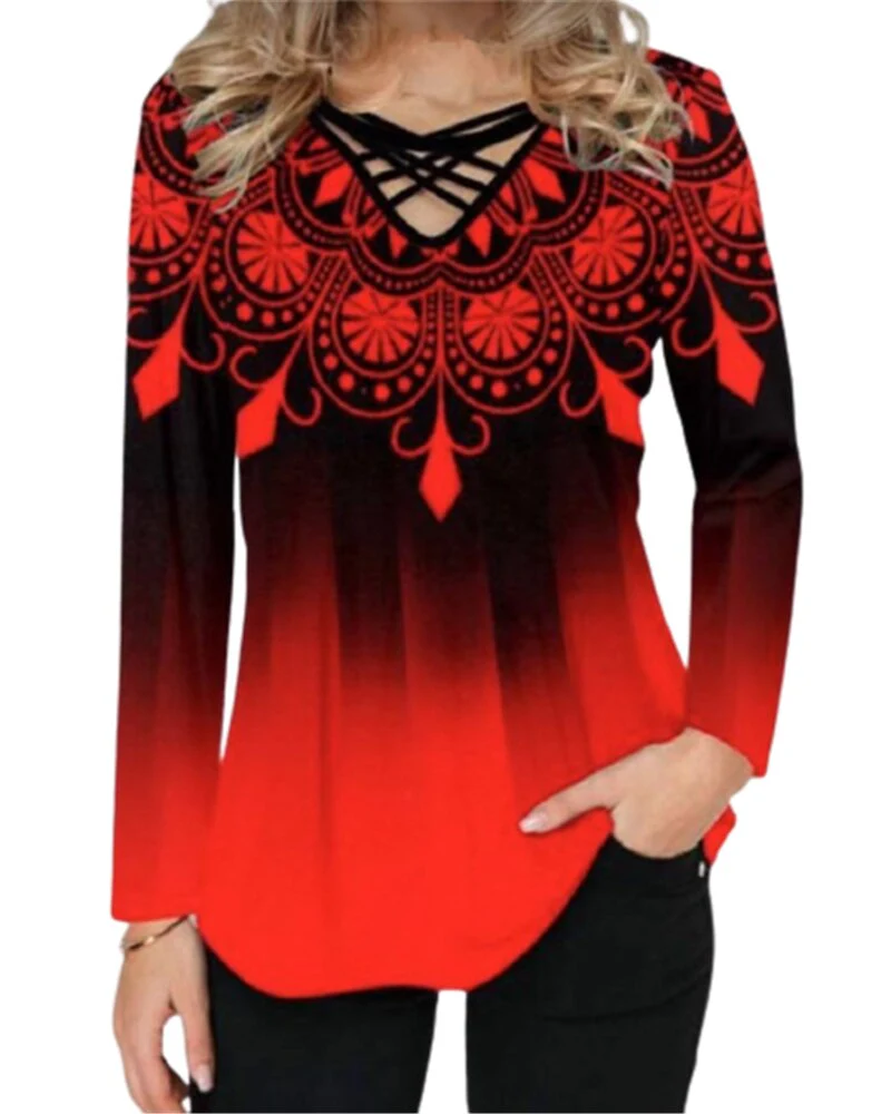 FashionSierra - Long Sleeve Casual T-Shirts - Image 7