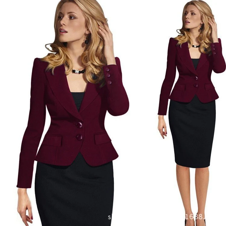 FashionSierra - Fashion Single Breasted Casual Elegant Short Blazers - Image 7