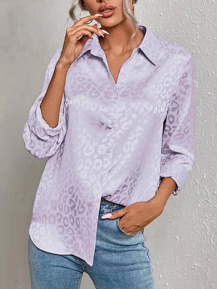 FashionSierra - Leopard Print Luxury Blouse - Image 4