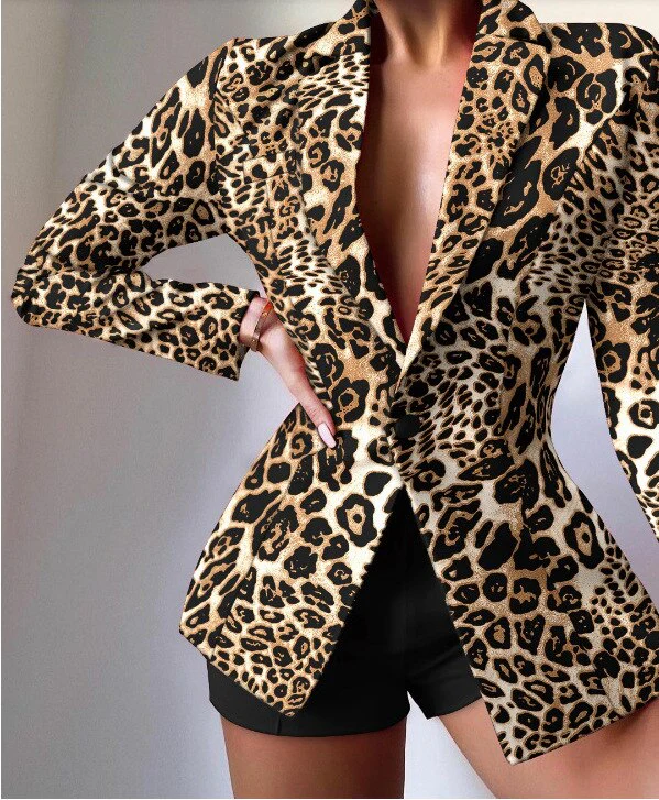 FashionSierra - Colorful Long Sleeve Blazer - Image 22