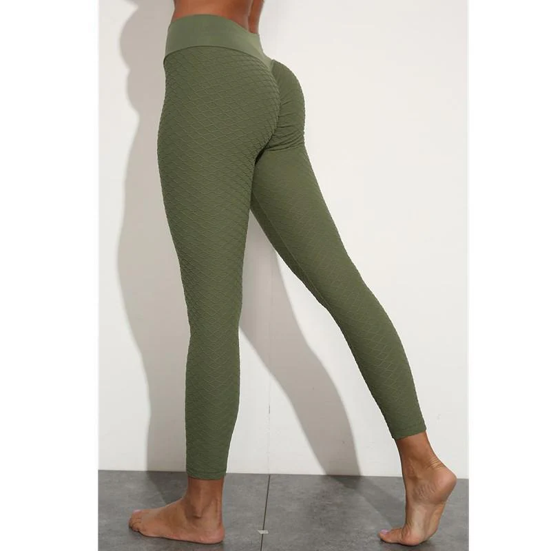 FashionSierra - Women's lifting yoga pants anti cellulite seamless leggings - Image 4