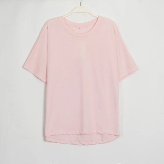 FashionSierra - Women's O Neck Short Sleeve Basic Tees - Image 4