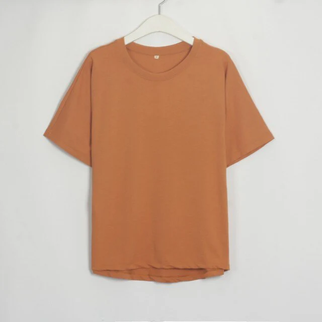 FashionSierra - Women's O Neck Short Sleeve Basic Tees - Image 9