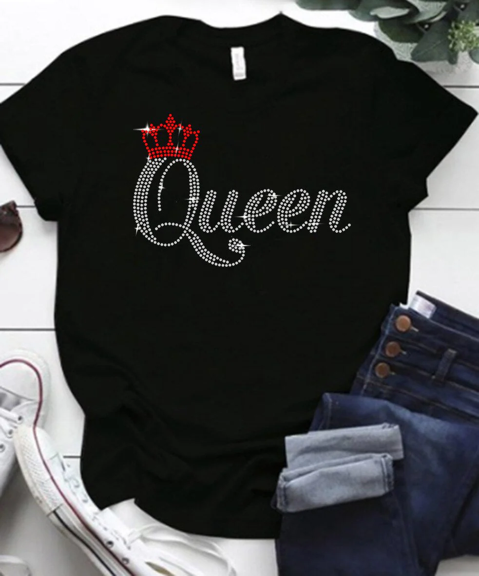 FashionSierra - Casual Bricked Letter Print T-Shirts - Image 13